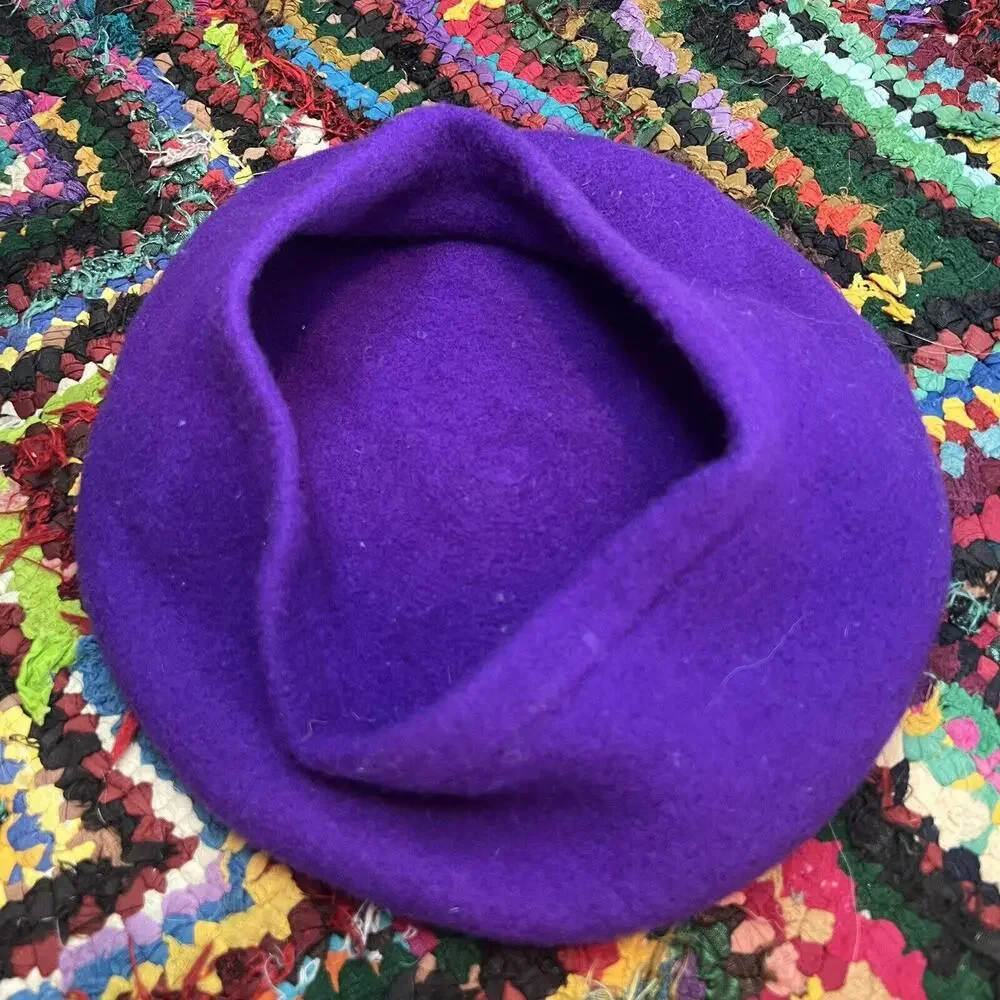 Vintage 90’s Paris France Wool‎ RARE Beret One Size